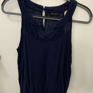 Lucky Brand sleeveless Navy top